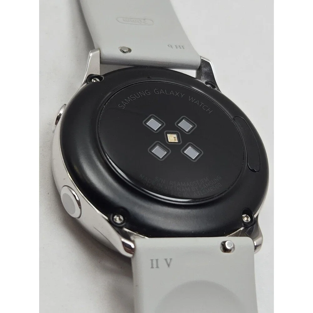 Samsung Galaxy Watch Active SM R500 40mm Silver Bluetooth GPS Fitness *READ